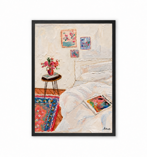 Wall Art Featuring a Cozy, Nostalgic Room Design