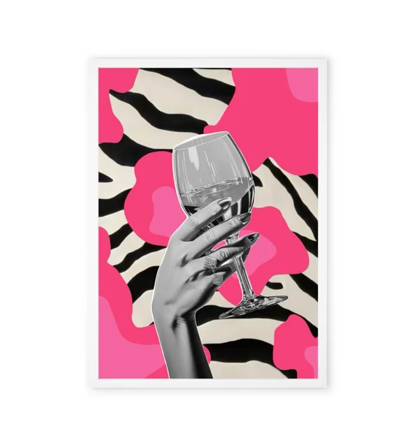 Decorative painting with drink design
