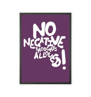 Positive Energy Motivational Wall Art