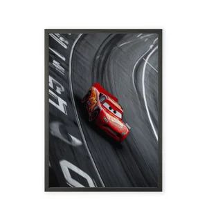 "Cars" Animation-Themed Wall Art – McQueen