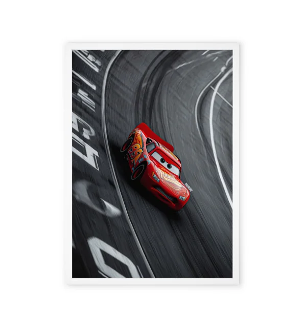 "Cars" Animation-Themed Wall Art – McQueen
