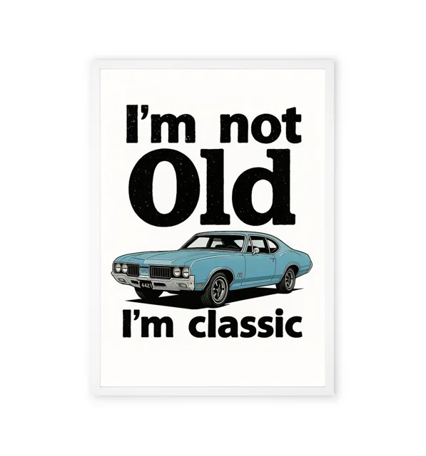 Classic car wall art