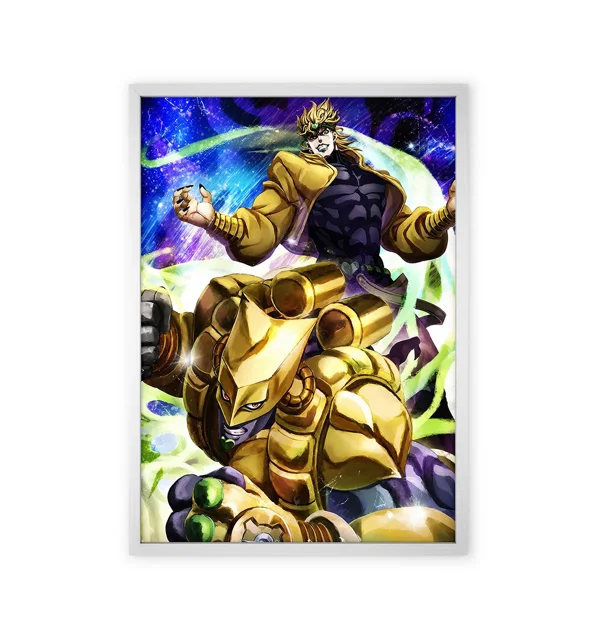 JoJo anime-style wall art