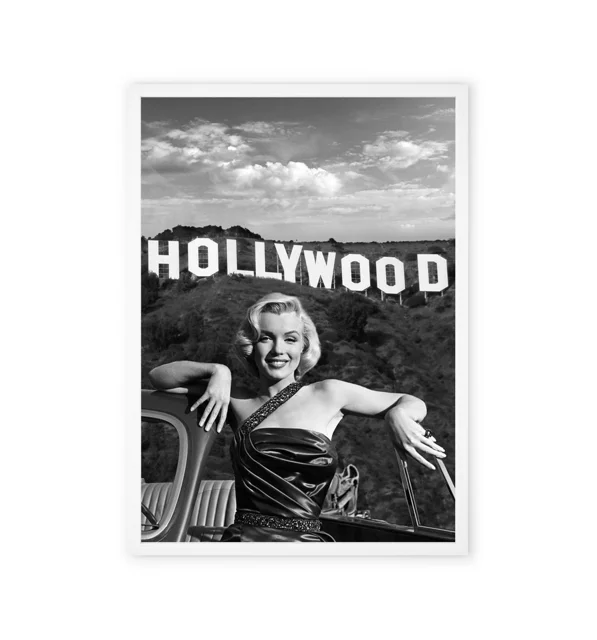 Hollywood-style Marilyn Monroe wall art