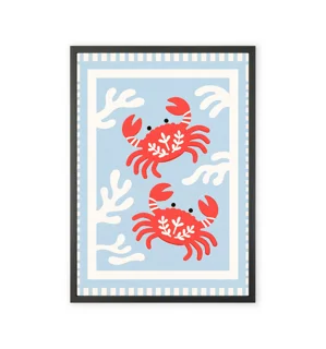 "Red Crabs" Pinterest-style art print