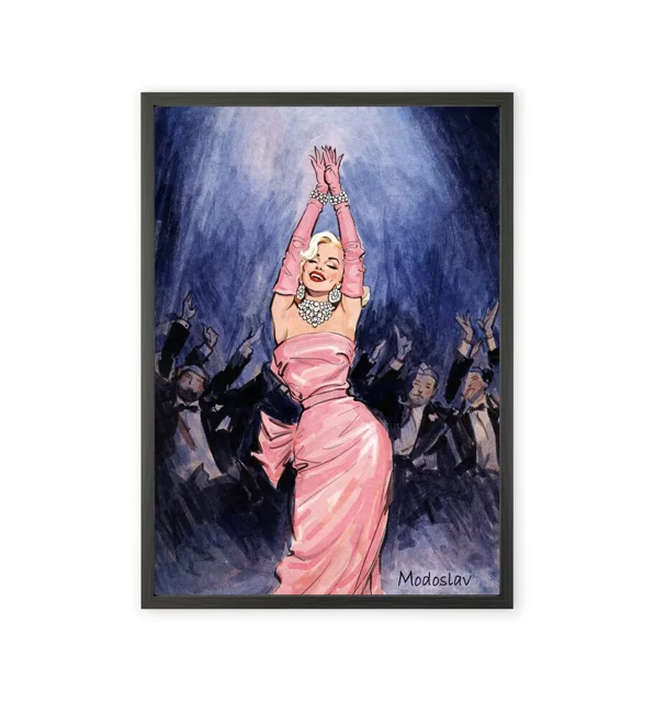 Marilyn Monroe-themed wall art
