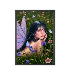 "Butterfly Girl" Fantasy Art Print