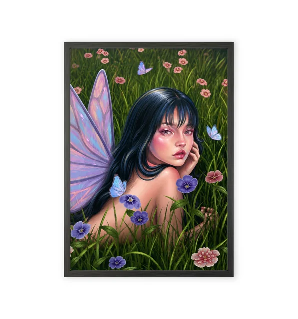 "Butterfly Girl" Fantasy Art Print