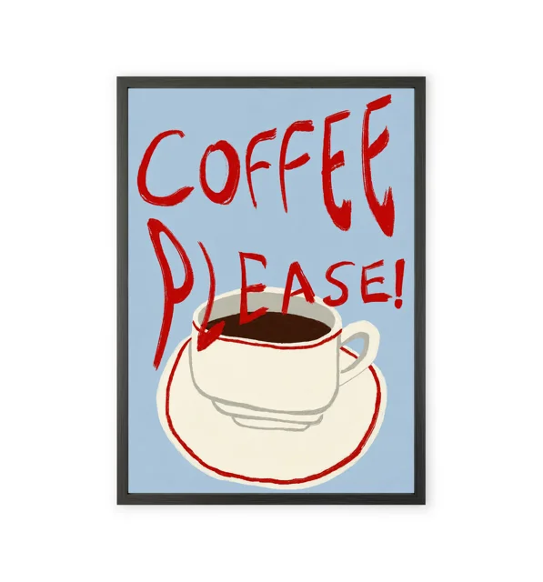 Pinterest-style coffee-themed wall art