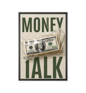 تابلو مدرن طرح MONEY TALK