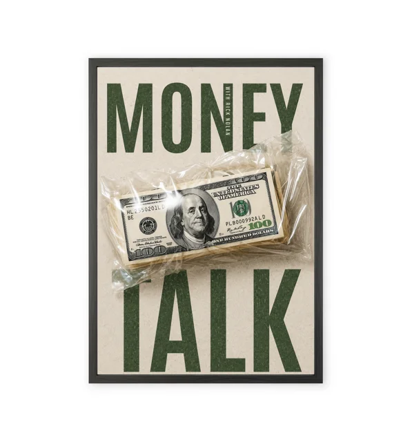 تابلو مدرن طرح MONEY TALK