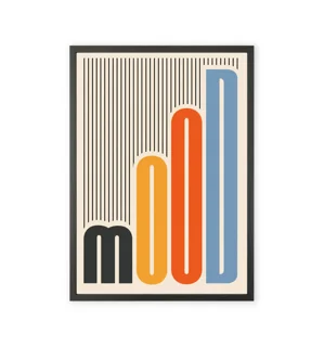 Pinterest-style "Mood" wall art