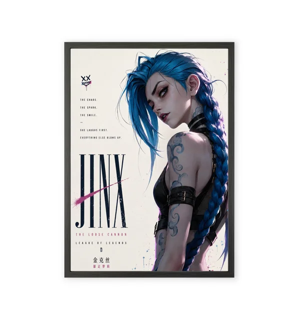 Arcane Jinx Character Wall Art