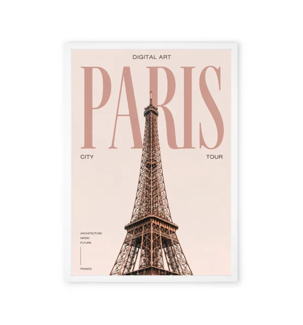 Paris & Eiffel Tower Wall Art