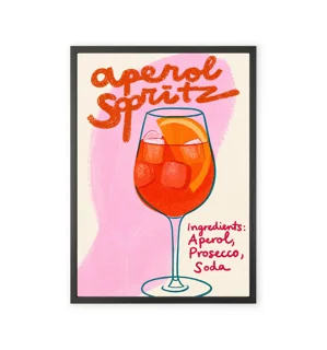 Pinterest-style beverage-themed wall art