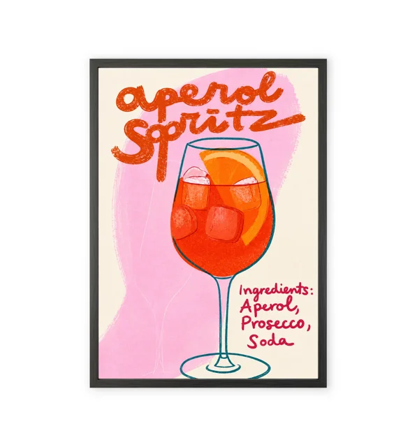 Pinterest-style beverage-themed wall art