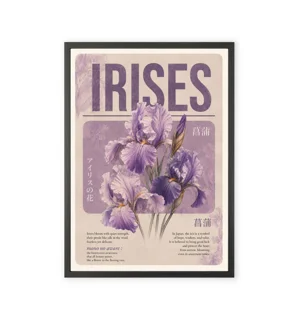 Purple Irises Painting