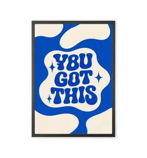 Motivational Typography Wall Art