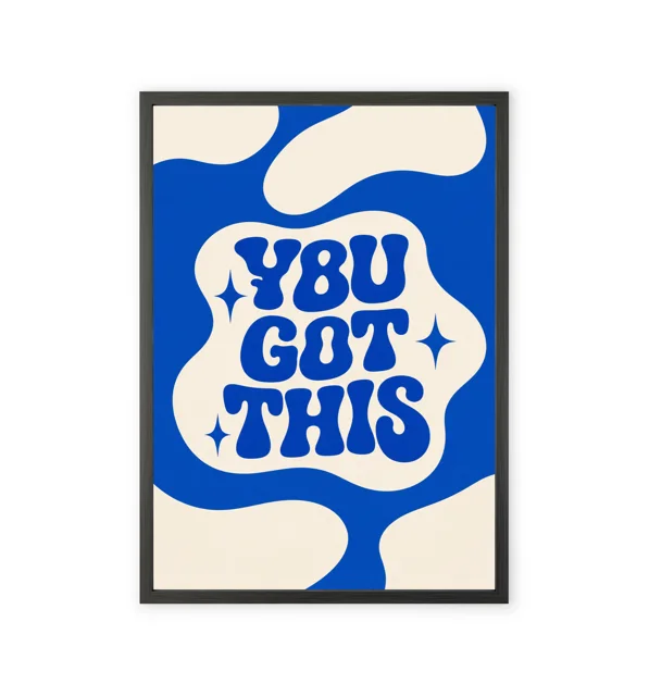 Motivational Typography Wall Art