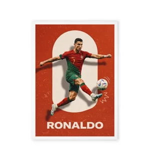 Cristiano Ronaldo Design Wall Art