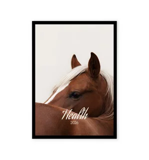 Brown Horse Design Wall Art