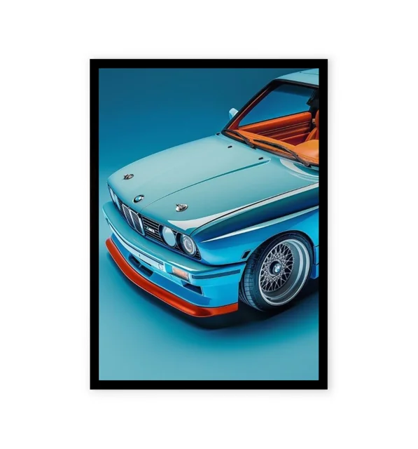 تابلو طرح خودروی کلاسیک BMW