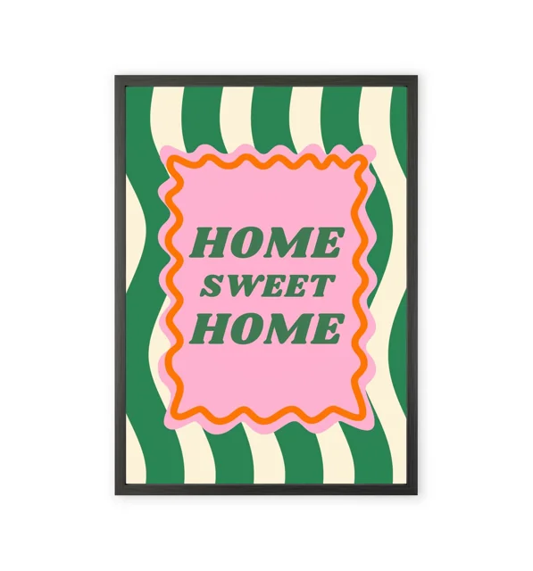 "Home Sweet Home" Pinterest-style wall art