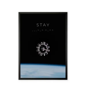Space-themed wall art