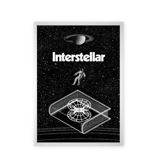 Interstellar Gargantua Black Hole Poster