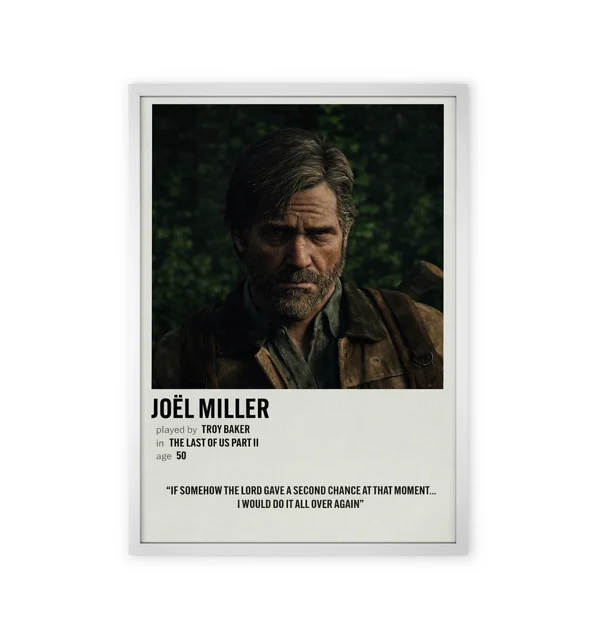 Joel Miller Wall Art – The Last of Us Part II