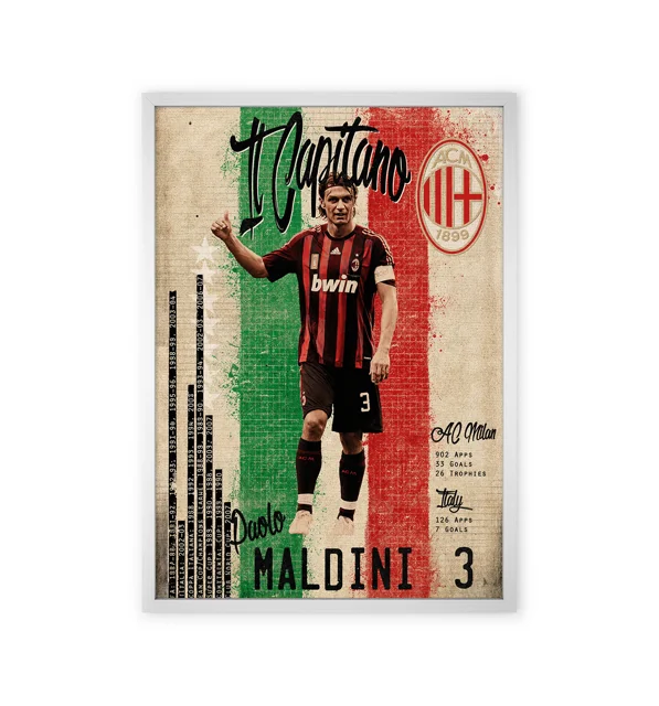 Paolo Maldini Wall Art