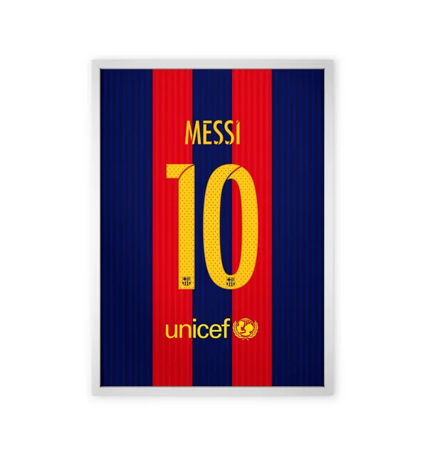 Lionel Messi Barcelona No. 10 Decorative Wall Art